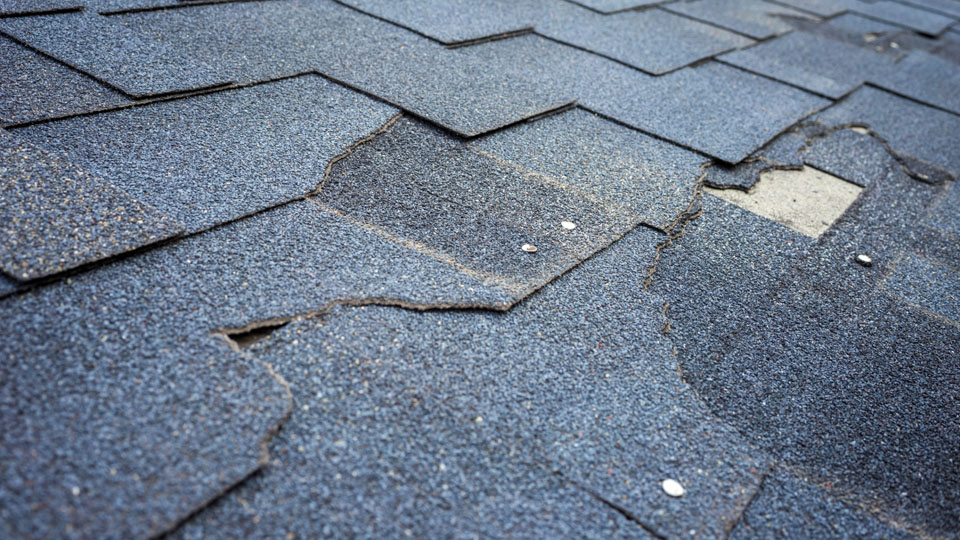 We repair broken and missing shingles in Pine - Richland